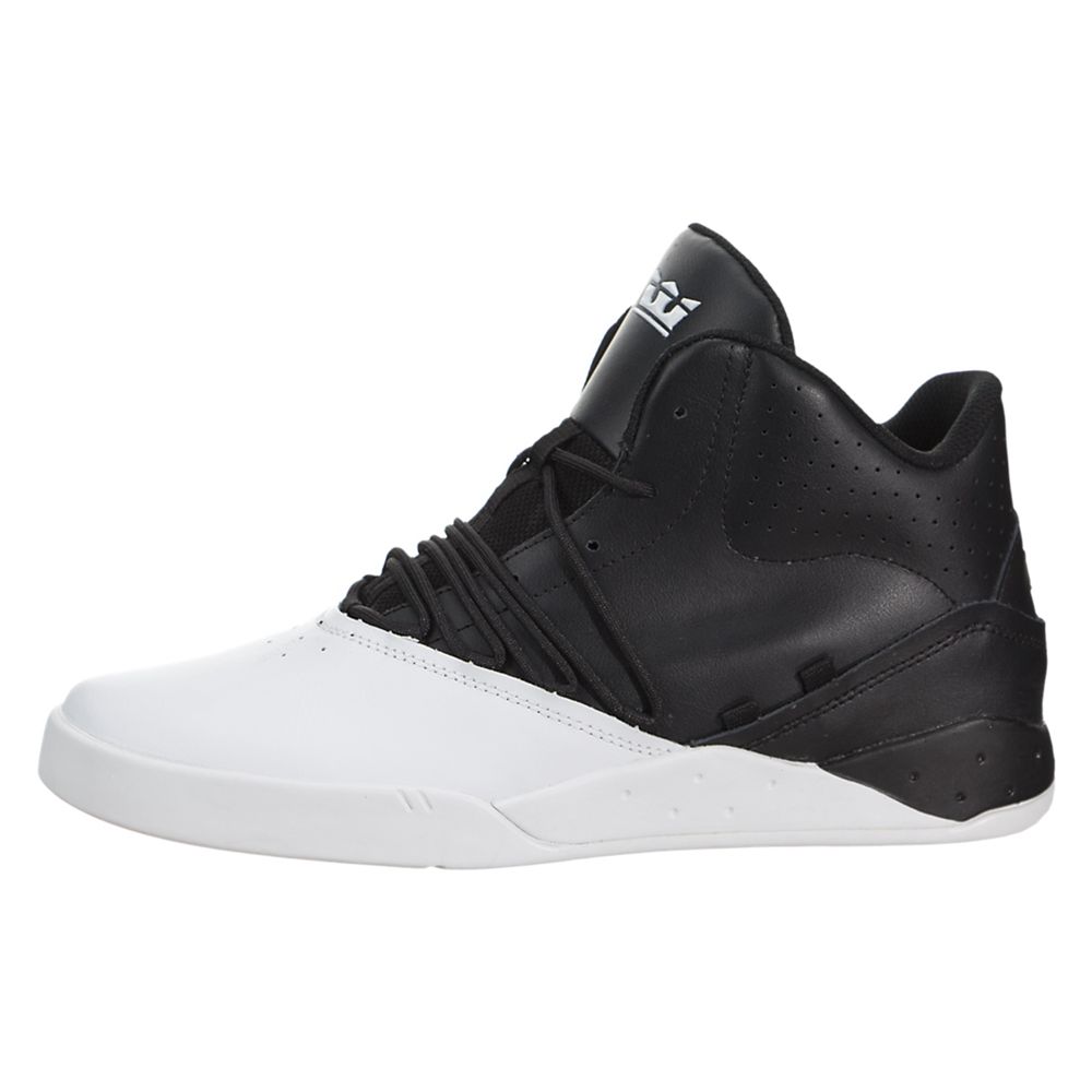 Baskets Supra Estaban Noir Blanche Black/White Homme | BBW-70168003